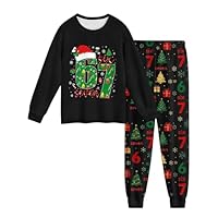 Long Sleeve Pjs Tops with Pants