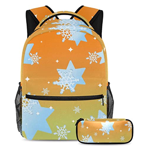 Sac à dos flocon de neige pour les sorties scolaires et voyages des adolescents
