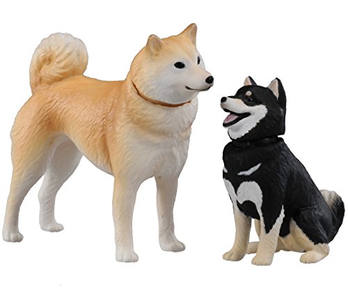 Duo Ania AP-01 Shiba Inu & Mameshiba figurines miniatures de compagnons fidèles