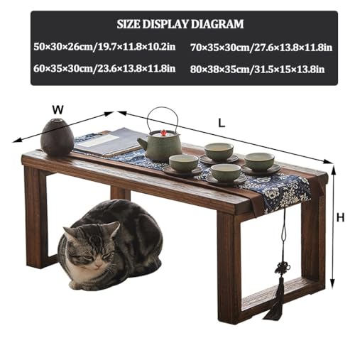 Table basse pliante au sol pour manger dans un petit studio - 3