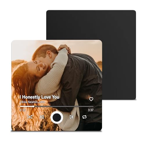 Imán decorativo personalizado placa musical cuadrada miniatura 1
