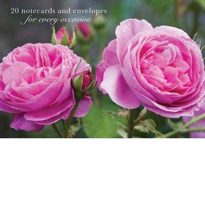 Notecards Pink Rose Lorenz Books papeterie florale avec enveloppes