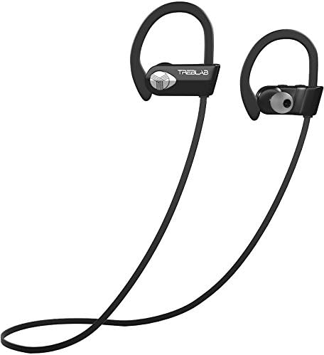 TREBLAB XR500 Bluetooth Running Headphones, IPX7 Waterproof, Noise Cancelling, Secure-Fit, Wireless Sport Earbuds with Mic - Image 6