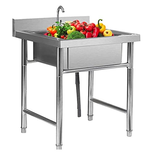 Évier utilitaire acier inoxydable pour plonge cuisine restaurant