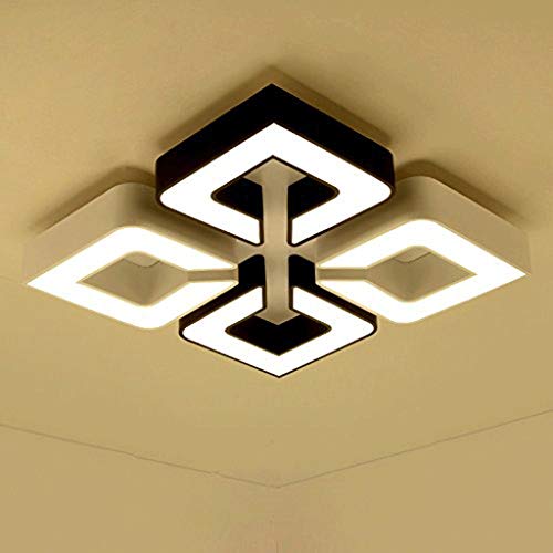 Plafonnier LED moderne de 65cm aux finitions soignées pour salon et intérieur épuré