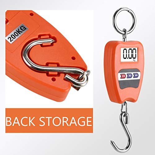 Báscula electrónica colgante portátil 200kg alta precisión miniatura 5