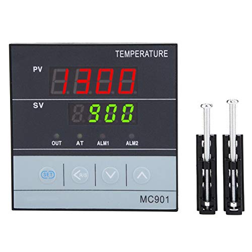 PID Temperature-MC901 Controlador de temperatura PID digital K Tipo PT100 Entrada de sensor Relé SSR Salida Cover