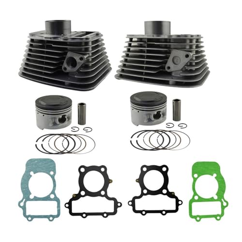 Kit joints moteur XV250 Virago résout les fuites et l'usure des segments piston 49mm