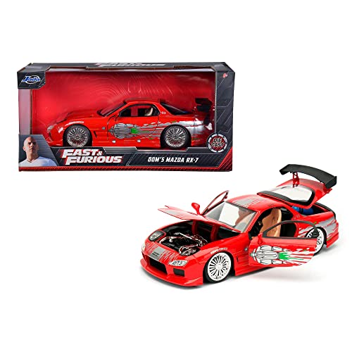 Pack Doble De Coches A Escala 1:32 De Fast & Furious – Mitsubishi Lancer Evo IX Y Nissan Skyline GT-R R34. Juguete De Colección De Jada Toys