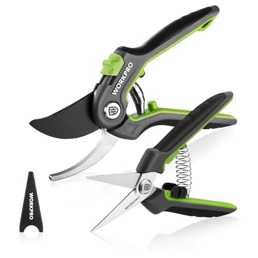 WORKPRO Heavy Duty Secateurs and Pruning Scissors