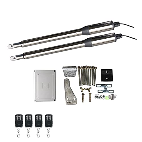 Motore per cancello scorrevole, operatore automatico per apertura cancello a doppio braccio da 300 kg, azionamento motore per apertura porta a battente, per controllo accessi, sicurezza domestica pe