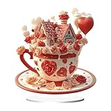 【Cadeau de Saint-Valentin】 : Cette décoration de table pour la Saint-Valentin est un cadeau idéal, qui ajoute une touche romantique et élégante.