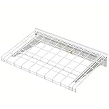 GarageTek 24" Heavy Duty Shelf with Steel Rod | Wall Mount Shelf - Portable Utility Shelf - Wire She