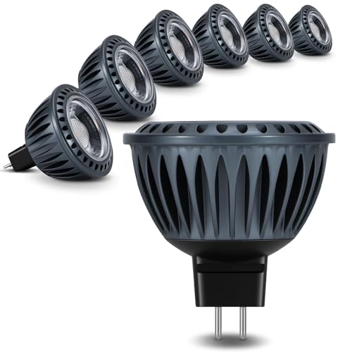 Gardencoin MR16 LED Light Blub, 5W 2700K Warm White 450 Lumens Dimmable, Aluminum Housing, Low Voltage 12V Input,GU5.3 b - Detailed View