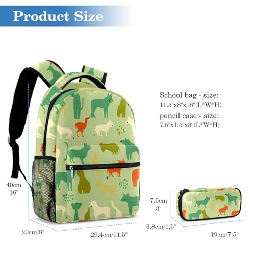 Sac d'école stylé multicolore pour le lycée et les cours de graphisme - 2