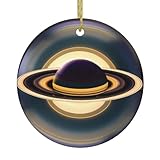 WHJDPP Schöner Saturn-Bild-Weihnachtsbaum, Keramik, zum Aufhängen, rund, zum Dekorieren von Einkaufszentren, Geschäften, Häusern