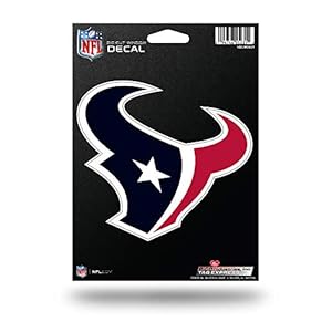 Rico Industries NFL Football Houston Texans Medium Die Cut Decal, 5.00″ x 7.00″