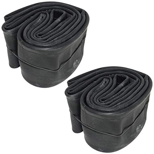 Kit 2 Câmaras Kenda 26x2.4/2.75 Reforçada 1.2mm Válvula Americana Preto