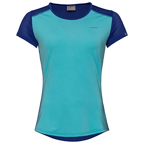 T-Shirt Sammy W Femme HEAD : haut de sport blanc en coton premium pour joueuses
