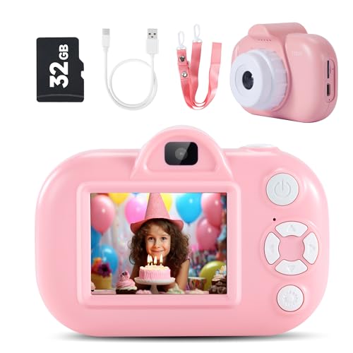 Kids Camera Toys for Toddlers Age 3-5, Toddler Camera for 3 4 5 6 Years Old Birthday Gifts, Digital Camera for Kids, Video Camera for Kids