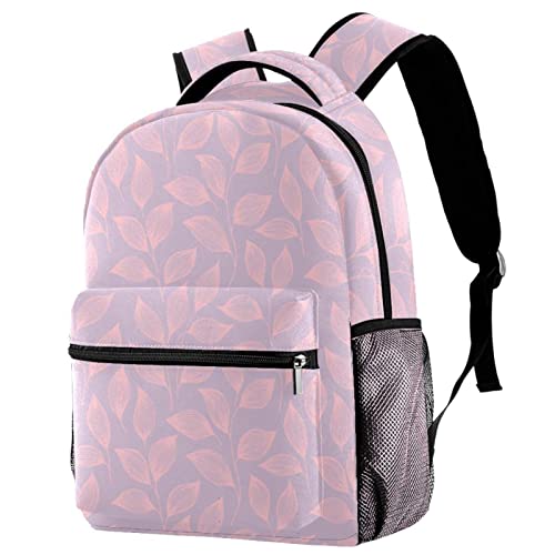 Sac à dos de voyage haut de gamme motif plantes de thé en toile résistante mixte