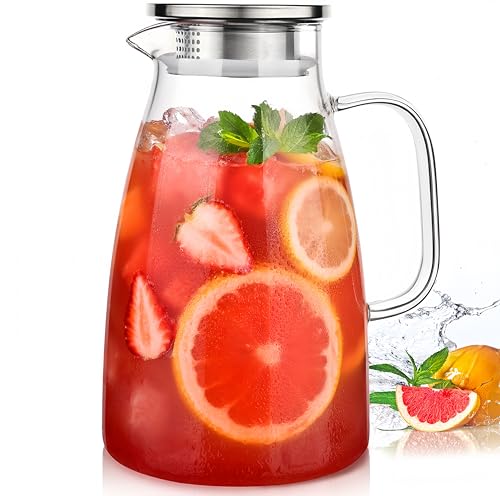 Potdoctor 2L Borosilicate Glass Pitcher