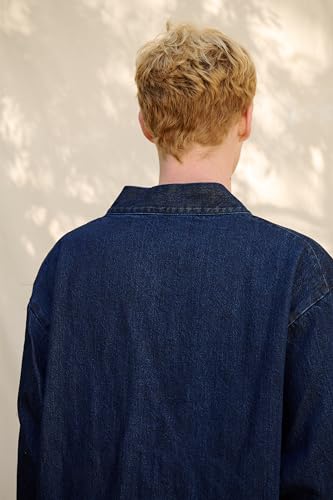 Not So Ape Denim Kimono Work Jacket, All-Gender Unisex Streetwear, Made in Japan.4