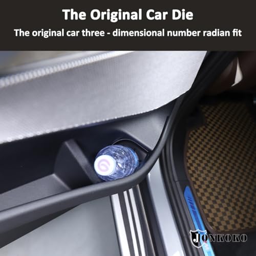 Tapetes portavasos para BMW X5 G05 2019-2023 TPE negro miniatura 3