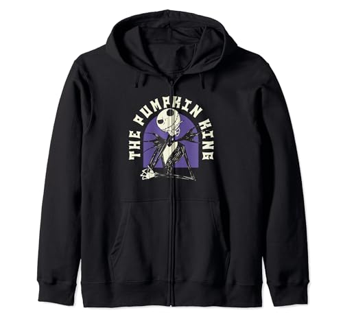 Hoodie zippé Jack Pumpkin King pour vos soirées cinéma d'automne Disney