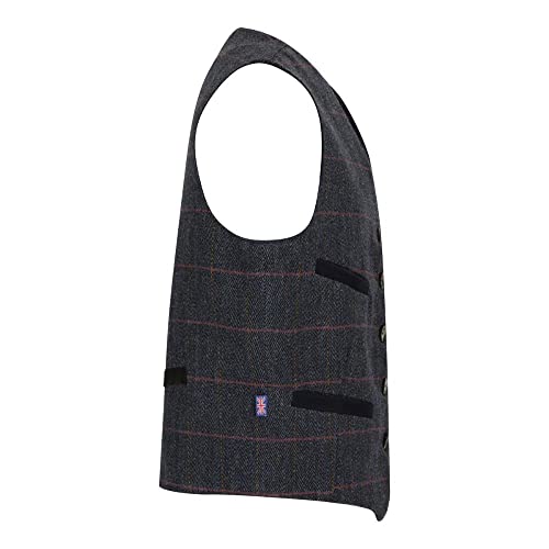 Chaleco de tweed para hombre formal Walker and Hawkes que soluciona tu look de invierno 3