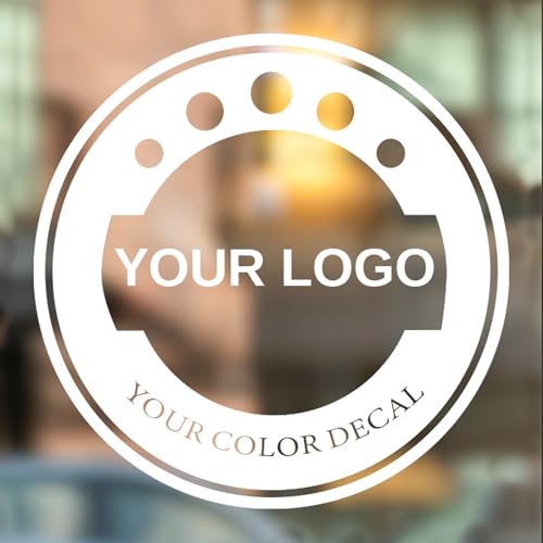 Stickers Personalizados Logo, Pegatina Personalizada, Pegatinas Personalizadas Logo, Vinilo Adhesivo Pared Vinilo Decorativo Pegatina Coche, Decoracion Pared para Oficina u Hogar