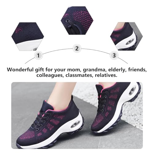 Chaussures décontractées femmes baskets légères semelle épaisse 37 - 5