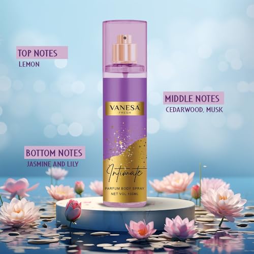 Image of Body Mist Spray Long Lasting Perfume for Women - 135ML Pack of 1 (Intimate)