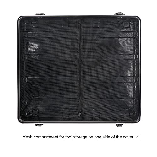 Image of Sound Town Lightweight 12U PA DJ Rack /Road Case with 11U Rack Space, ABS Construction, 19 inch Depth, Retractable Handle, Wheels and Heavy-Duty Latches (STRC-A12UT)