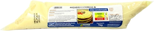 Recheio Forneável Leite Condensado 1Kg Festcreme - Festpan