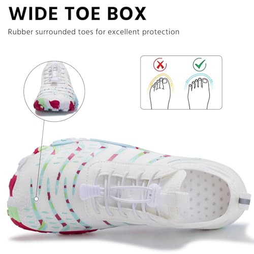 Image of EWUHA Barefoot Shoes Womens Mens Footwear for Walking Hiking with Wide Toe Box,Healthy & Non-Slip,Breathable Barefoot Vitality Water Shoes for Beach Pool Swim Outdoor (Unisex)