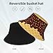 Chocolate Bucket Hat for Women Men, Summer Print Hat Travel Packable Sun Cap Outdoor Hat for Women and Men