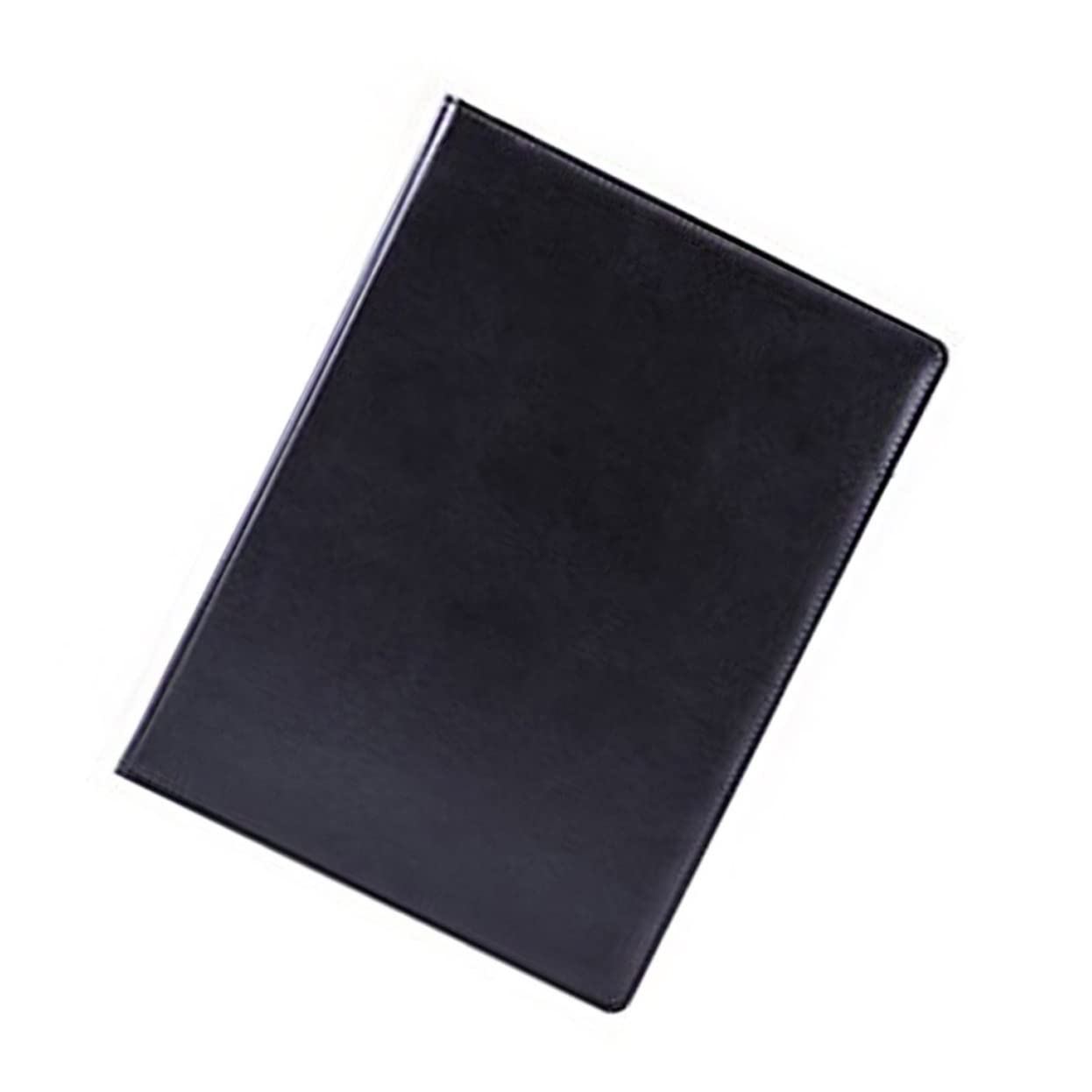 KICHOUSE Fashion PU Leather Document Organizer with Calculator and Notebook Stylish File Folder for Office School and Home Use Multi Functional Paper Holder Elegant Design for Professionals