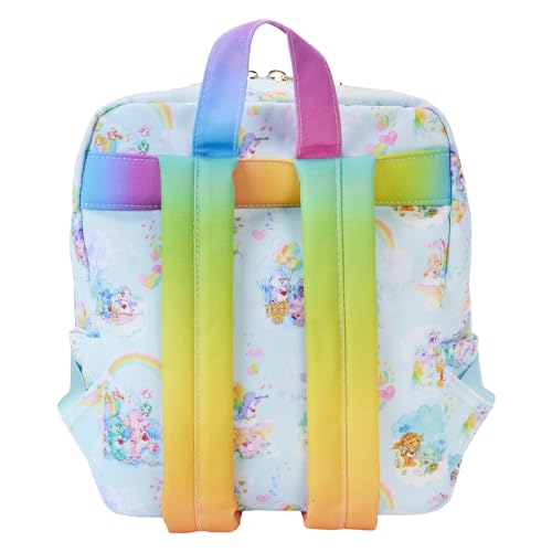 Loungefly Care Bears Cousins AOP Nylon Small Square Mini Backpack3