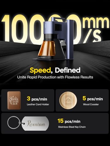 Image of LaserPecker LP5 20W Fiber & Diode Dual Laser Engraver, 10X Faster 0.0027mm Precision for Metal Wood Jewelry, 3D Grayscale & Color Engraving, Portable 6kg Laser Cutter for Instant Store Customization
