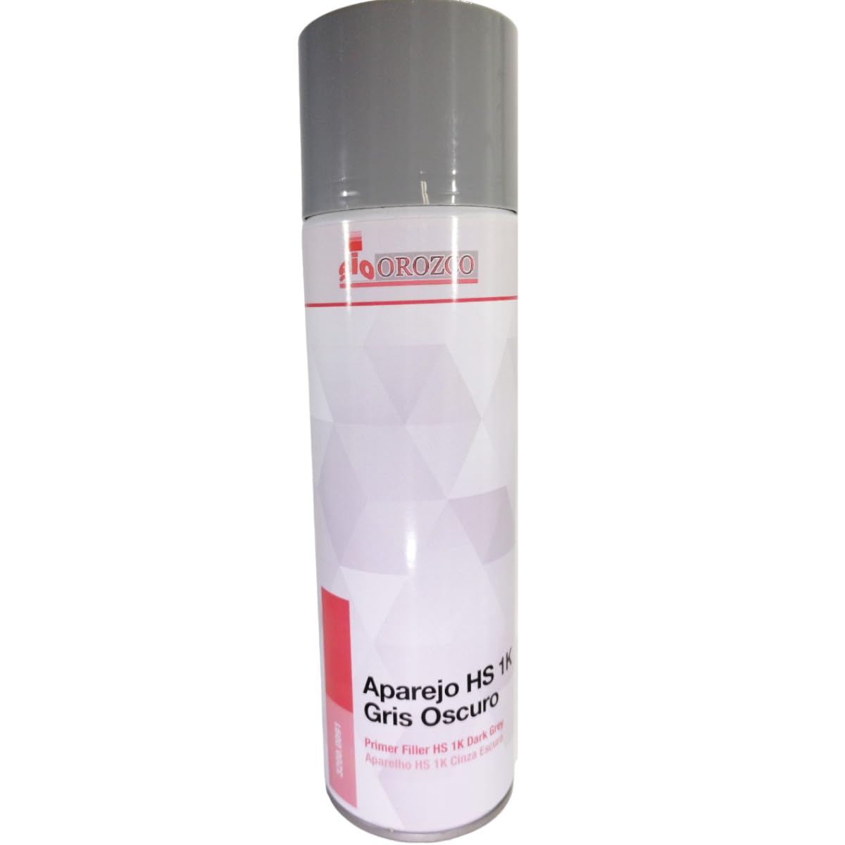 SIO 3x Spray Aparejo Imprimación HS Gris Oscuro 500 ml – Primer Rellenador Alta Cobertura para Coche – Imprimación Pintura Carrocería Secado Rápido – Reparación Automoción Profesional
