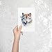 10 Wolf Handmade Notecards All Occasion Blank Note Cards with Envelopes 4x6 Watercolor Print Wolves Wild