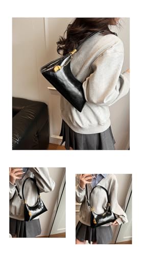 Image of NEBIL Shoulder Bag for Women Small Vintage Shoulder Purse Handbags Retro Purse Cute Clutch Hobo Underarm Bag (Silver)