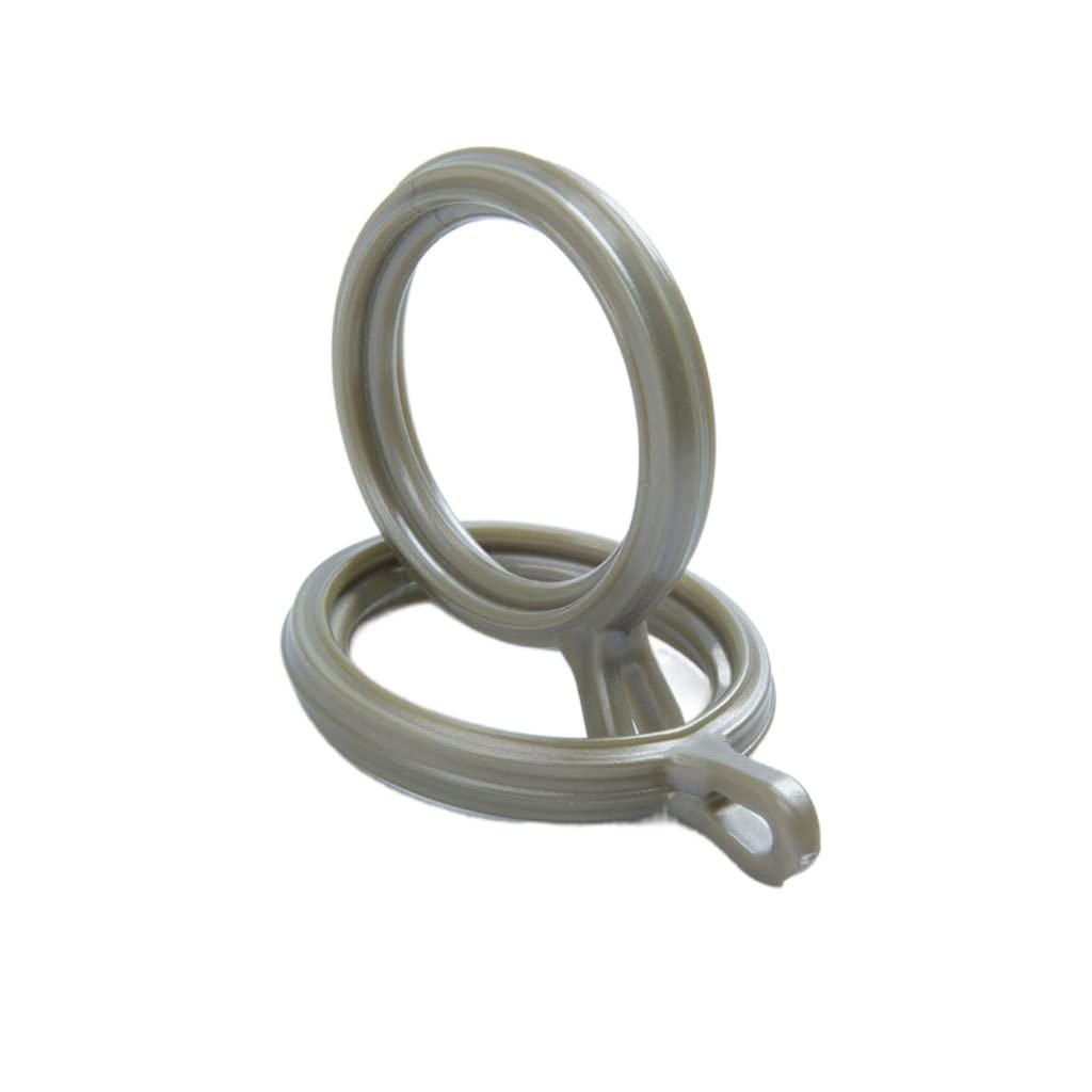 Anelli per Tende 15 Pezzi Anelli per Tende con Occhiello Anelli da 1,3 Pollici, Anelli circolari in plastica per Tende da Doccia (Colore: Beige) (Bronzo) (Bronzo)
