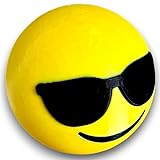 Abdeckkappe für Anhängerkupplung Abdeckung Kappe Schutzkappe Kugelkopf Sonnenbrille Emoji Smiley cool lustig Kunststoff Custom Schinner 3D-Druck