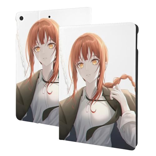 Compatible with チェンソーマン iPad Pro ケース 2024 13インチ(最新型) iPad Pro 13インチ ケース タブレットケース Ipad pro タブレット ケース PUレザー 二つ折スタンド 角度調整 横置きスタンド 全
