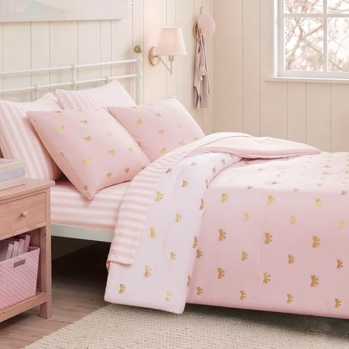 Image of Queen Comforter Set with Sheets for Girls-7 Pieces Queen Bedding Sets
