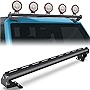 OEDRO LED Light Bar Mounting Bracket Compatible with 2021 2022 Ford Bronco, Upper Windshield Roof Cab Mounts for 4”- 42” Pod Lights Off Road Lighting (Lights Excluded)
