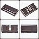 Gcepls Leder Handy Gürteltasche für Samsung Galaxy S25 S24 S23 S22 Ultra,S21 Ultra,Note 20 Ultra,A54,iPhone 15 14 13 12 Pro Max,Echtes Leder Handytasche mit Gürtelclip, Ledertasche (Dunkelbraun, XL)