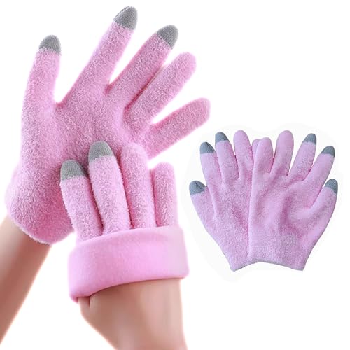 Moisturizing Gloves, Gel Gloves for Dry Hand Touchscreen Overnight Moisturizing